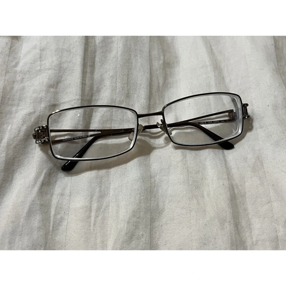 VERSACE Eyeglasses Optic Glasses Occhiali Bril Frame 1092-B 1045 53□16 130 Italy